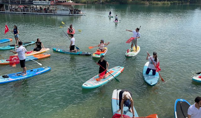 Seyhan Nehri'nde hafta sonu kano keyfi