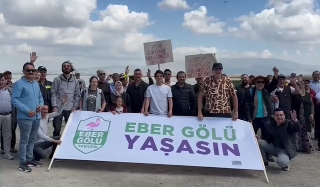 “Eber Gölü İklim Değişikliği Ve Vahşi Sulama Yüzünden Can Çekişiyor”