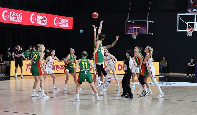 A Milli Kadın Basketbol Takımı, Litvanya'yı Hazırlık Maçında Yendi