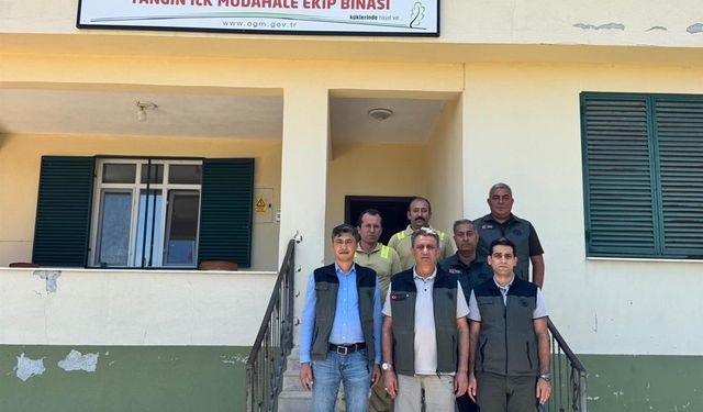 Mersin Orman Bölge Müdürü Rifat Ataş'tan Ekip Binasına Ziyaret