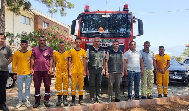 Orman Bölge Müdürü Ataş’tan Yangın Ekiplerine Moral Ziyareti