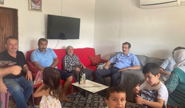 Silifke Kaymakamı Topsakaloğlu’ndan Şehit Ailesine Kurban Bayramı Ziyareti