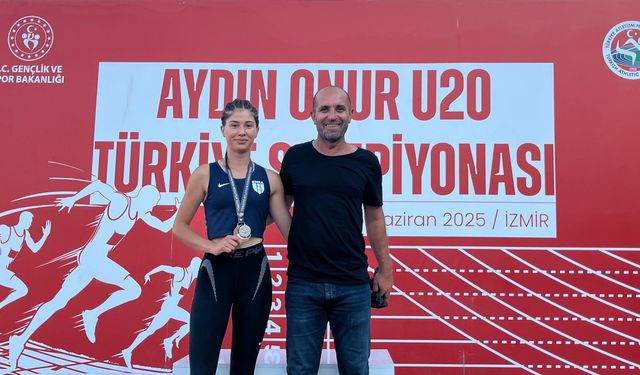 Mersinli Sporcu Gamze Nur Birimşeli Türkiye İkincisi Oldu
