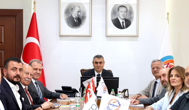 Mersin OSB Müteşebbis Heyeti Bir Araya Geldi