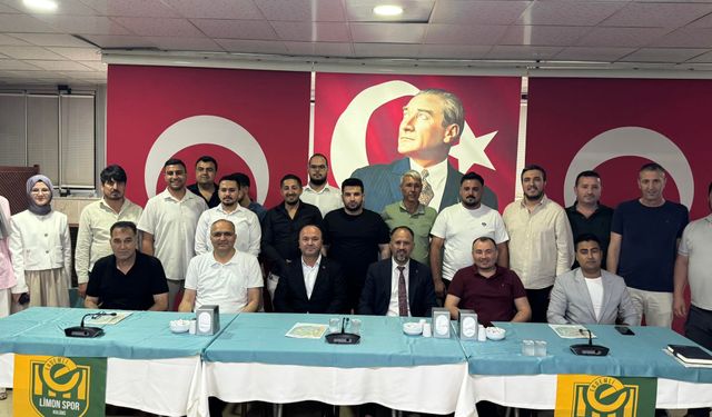 Erdemli Limonspor'da Yeni Başkan Kadir Arıcı Oldu