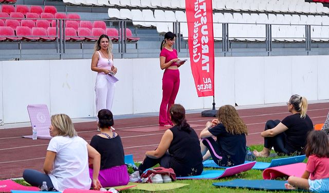 Tarsus'ta Yoga ve Nefes Etkinliğine Yoğun İlgi