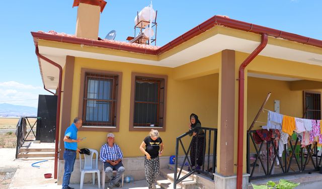 Kahramanmaraş’ta 35 Yeni Köy Evi Depremzedelere Teslim Edildi