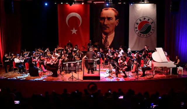 Çocuk ve Gençlik Senfoni Orkestrası Sanatseverleri Büyüledi