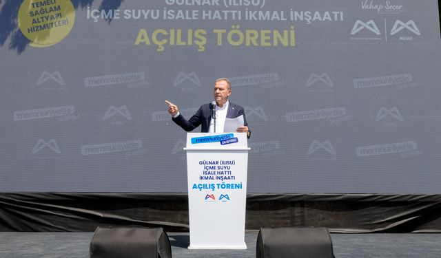 "Gülnarlılar artık 50 yıl boyunca su sıkıntısı konuşmayacak"