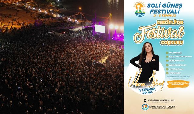Mezitli’de “Soli Güneş Festivali” Başlıyor