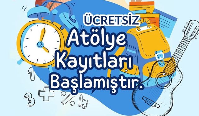 Tarsus Gençlik Merkezi’nde Ücretsiz Atölye Kayıtları Başladı