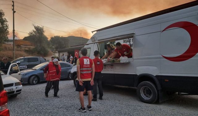Orman Yangınlarında Kızılay Seferberliği