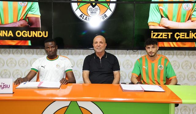 Alanyaspor, Uchenna Ogundu ve İzzet Çelik’i Kadrosuna Kattı