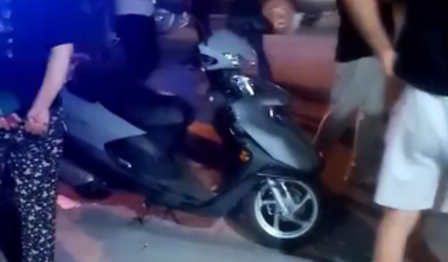 Mersin Akdeniz’de Motosiklet ve Otomobil Çarpıştı