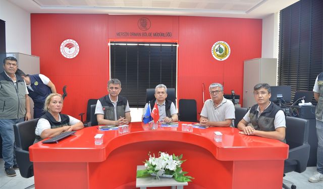 Orman Genel Müdür Yardımcısı İbrahim Yüzer, Mersin’de Yangın Planlarını Görüştü