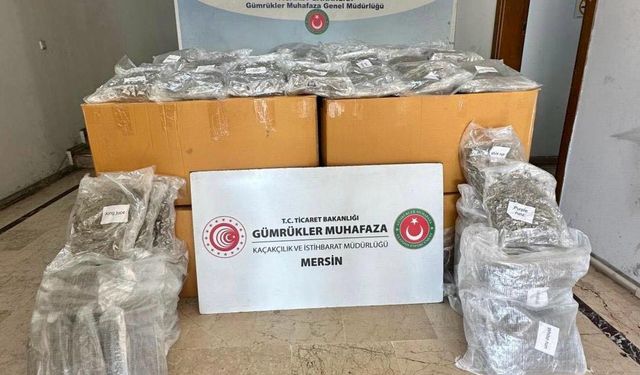 Mersin Limanı’nda 587 Kilogram Esrar Ele Geçirildi