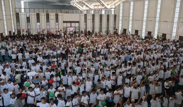 Hatay’da Yaz Kur’an Kursu Öğrencileri “Camide Buluşuyorum” Etkinliğinde Buluştu