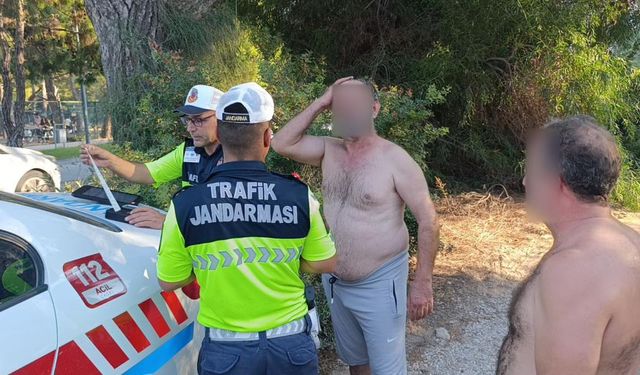 Su İçerek Kurtulmaya Çalıştı, 91 Promille Yakalandı