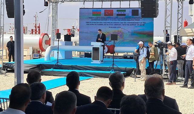 Kilis'ten Suriye'ye Enerji Köprüsü: Doğal Gaz Akışı Başladı