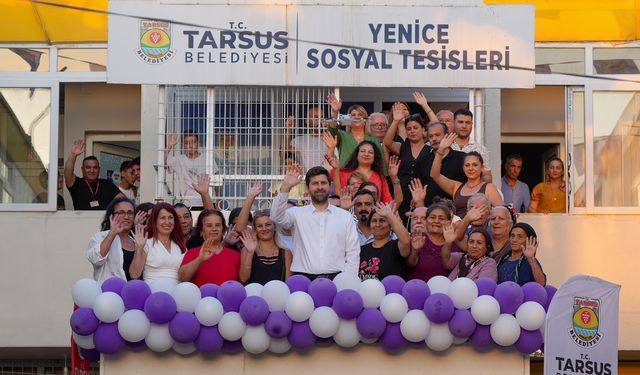 Tarsus'ta Yenice Sosyal Tesisleri Açıldı