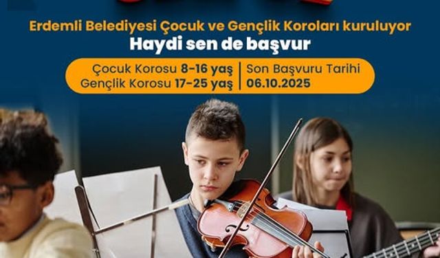 Erdemli Çocuk ve Gençlik Koroları Kuruluyor