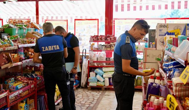 Aydıncık’ta Marketlerde Zabıta Denetimi