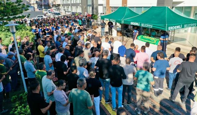Erdemli Belediyesi'nin acı günü