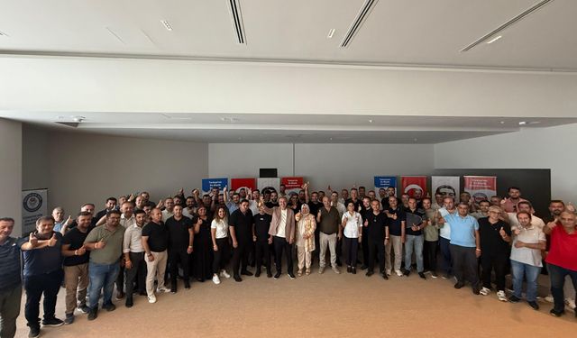 Eğitim-Bir-Sen Mersin 1 Nolu Şube, ilçe yönetimleriyle bir araya geldi
