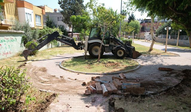 Akdeniz Belediyesi Manolya Parkı’nı baştan sona yeniliyor