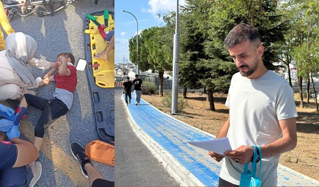 8 yaşındaki çocuğa çarpıp kaçtılar: Baba isyan etti
