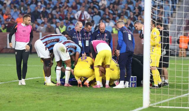 Trabzonspor Maçında Korkutan An: Yürekler Ağza Geldi