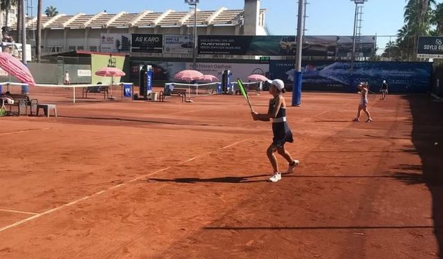 Mersin Cup U14 Uluslararası Tenis Turnuvasında 3. Gün