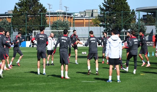 A Milli Futbol Takımı İstanbul'daki Son Çalışmasını Gerçekleştirdi