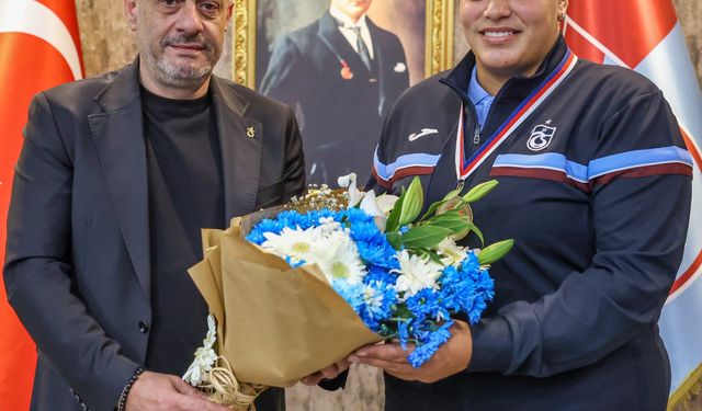 Avrupa Şampiyonu Havvanur Kethüda’dan Trabzonspor’a ziyaret