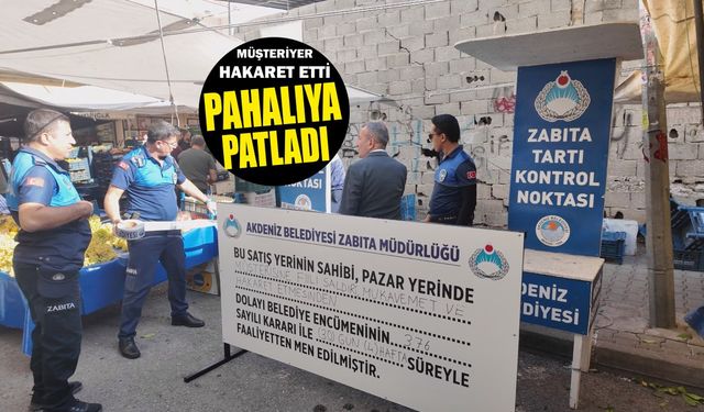 Müşteriye Hakaret Edip Saldıran Pazarcı Tezgahından Oldu