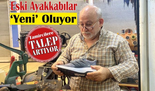 Ayakkabı Fiyatları Artınca Vatandaşlar Tamire Yöneldi