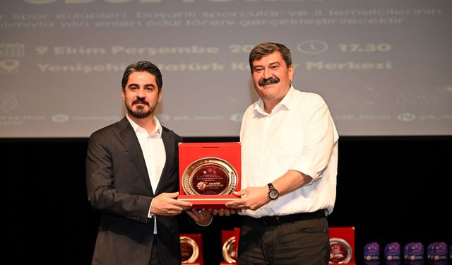 Başkan Yıldız’a “Sporda Yılın Enleri” Ödülü