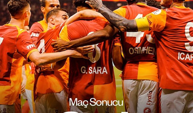 Galatasaray’dan, Göztepe’ye Karşı Üst Üste 8. Galibiyet
