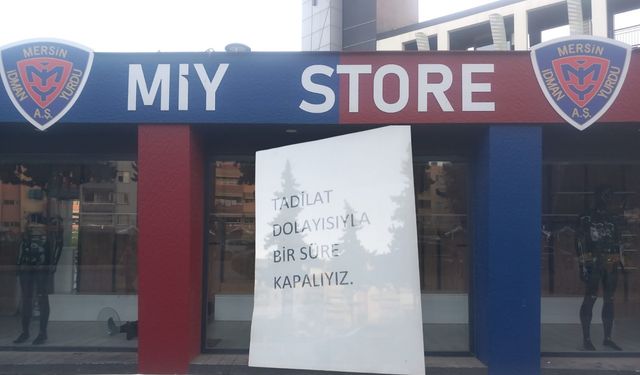 Yeni MİY Forma Mağazası Tadilatta Ama Yara Derin
