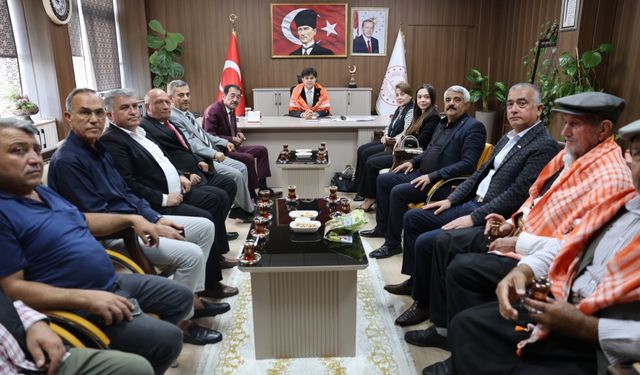 Yörük Kültür Derneklerinden Müdür Özdemirci'ye Hayırlı Olsun Ziyareti