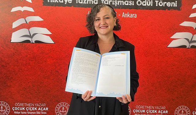 Mersinli öğretmen Işık Nil Büyükmil Akyer’den ulusal hikaye yarışmasında gurur veren başarı