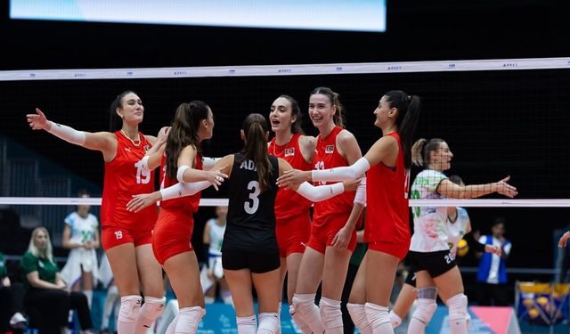 A Milli Kadın Voleybol Takımı Namağlup Şampiyon