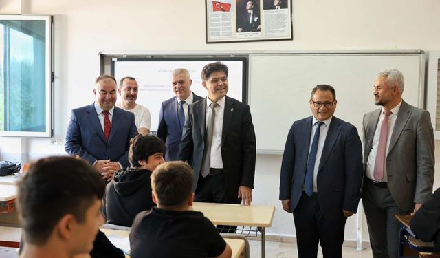 İl Milli Eğitim Müdürü Muhammed Özdemirci’den Lise Ziyaretleri