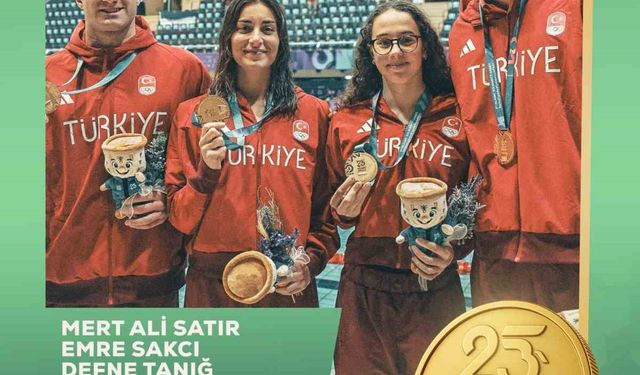 Türk Yüzücülerden Madalya Yağmuru