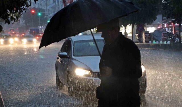 Sarı alarm ile uyarılan O İlde sağanak etkisini gösteriyor