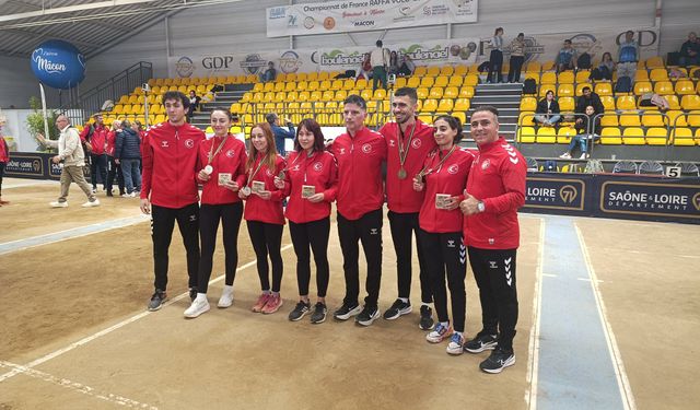 Milli bocce sporcuları Fransa’dan madalyalarla döndü