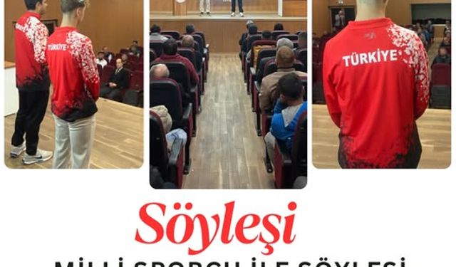 Tarsus’ta Denetimli Serbestlik Yükümlüleri Milli sporcu İle Buluştu