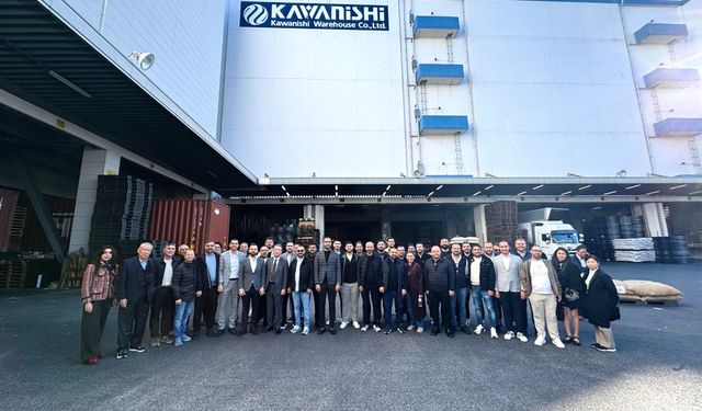 AHBİB Heyeti Tokyo’da lojistik tesislerini yerinde gördü