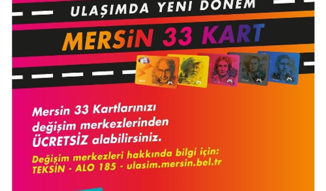 Mersin Kent Kart (Mersin 33 Kart) Öğrenci Kartı Başvuru Süreci