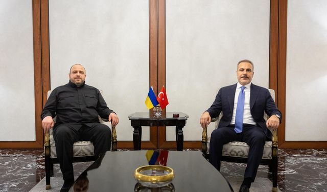 Bakan Fidan, Ukrayna Milli Güvenlik Ve Savunma Konseyi Sekreteri Umerov İle Bir Araya Geldi